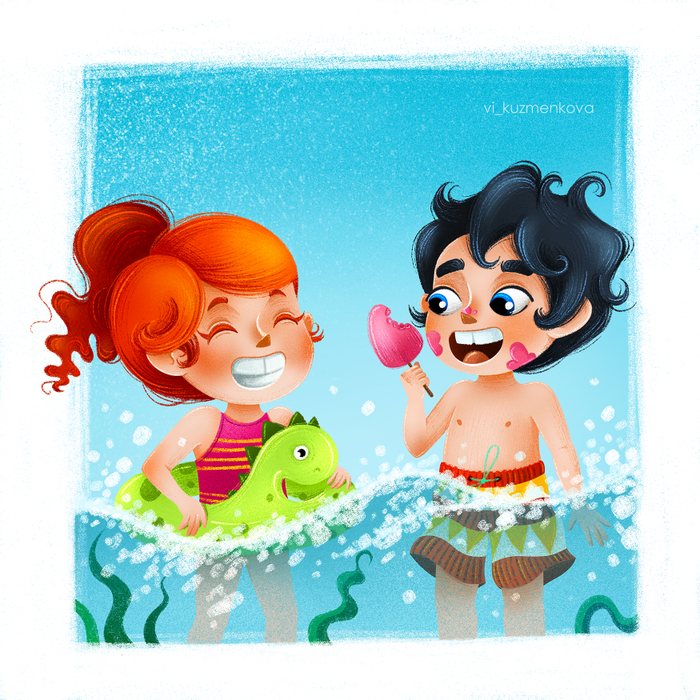 Страничка календаря 2024, месяц июль