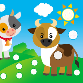 Корова и бык