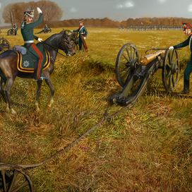 Разворот к рассказу "Герой Бородина". Второй вариант.