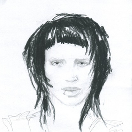 Girl with the dragon tattoo portrait