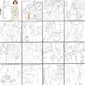 Раскадровка для книг, комиксов