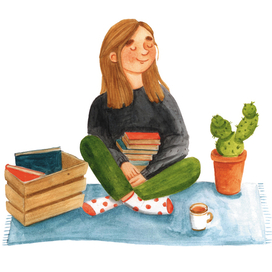 Postcard Book Evening