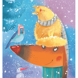 Зимняя открытка