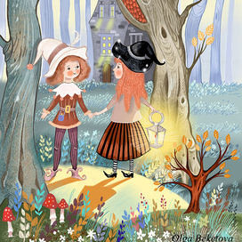 Эльф и ведьмочка