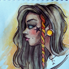 Девушка со звездой