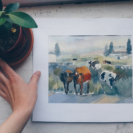 зарисовка "коровы"