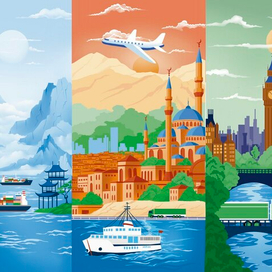 Иллюстрация для корпоративного календаря 