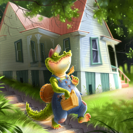 Персонаж крокодил