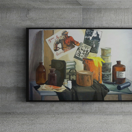 Линогравюрный натюрморт 