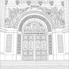 Вход в храм