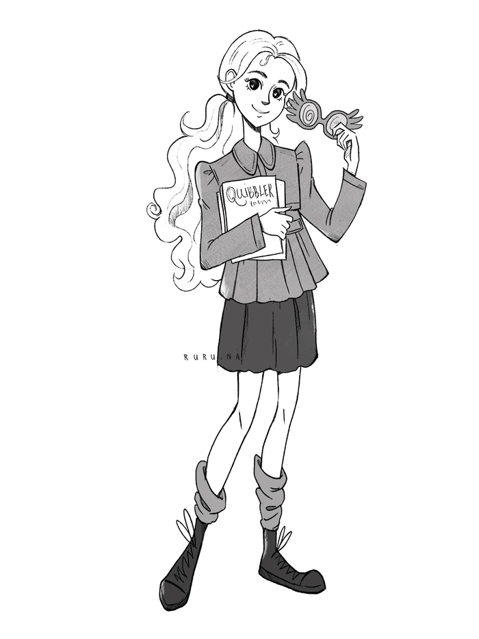 Серия персонажей из Гарри Поттера в скетче