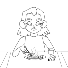 Dinner (linework)