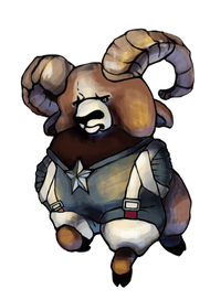 Барашек в образе Капитана Америки