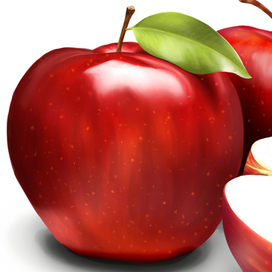 Сочные яблочки (работа по фото)