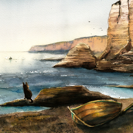 Котик ждет, ждет котик