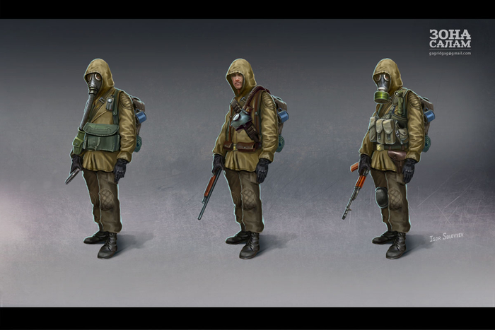 Концепт арт персонажей