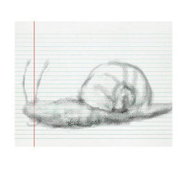 ползла улитка по тетрадке