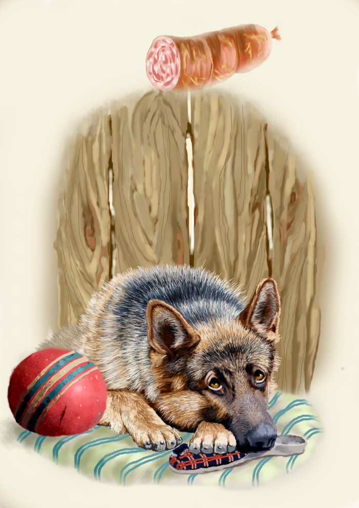 Молли любит вкусненькое.