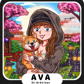 Аватар в стиле ArkLines Draw