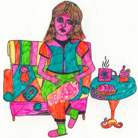 Маме грустно