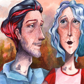 Мама и Папа Энн в молодости