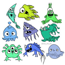 дизайн персонажа. монстр