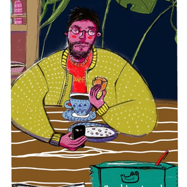 Печенька, Кофе и телефон