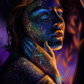 Неоновые брызги