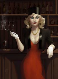 Червовая дама