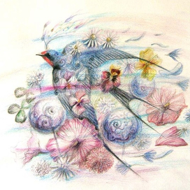 ласточка с весною