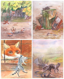 иллюстрации про кошку