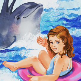 Девочка и дельфин