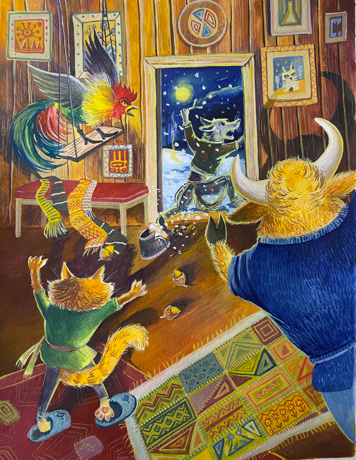 Прогнали волка 