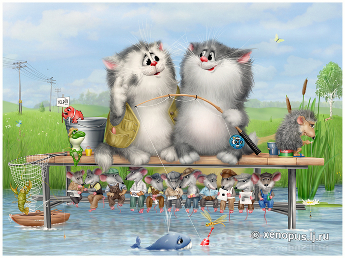 Коты-рыболовы