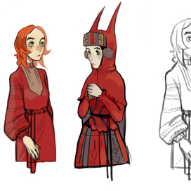 Персонажи для будущей визуальной новеллы