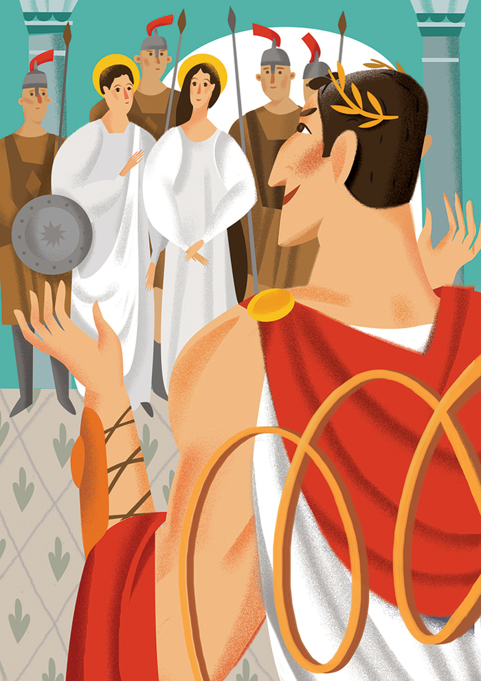 Дарья и Хрисанф у городского начальника Келерина