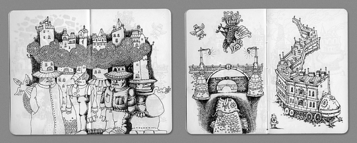 Почеркушки в МОЛЕСКИН