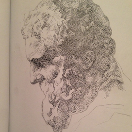 Гипсовая голова