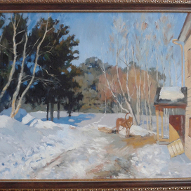 Копия И.И. Левитан "Март"