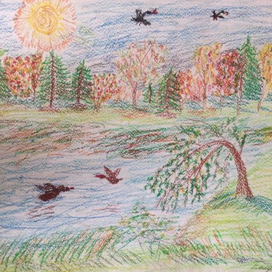 Осенний рисунок