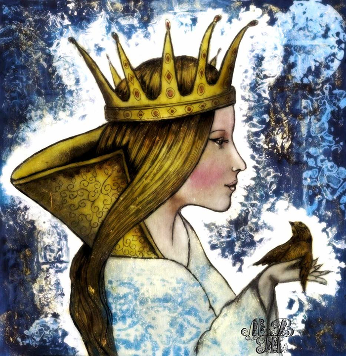 Принцесса с птичкой