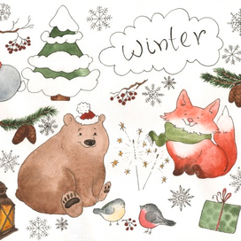 Зима в лесу