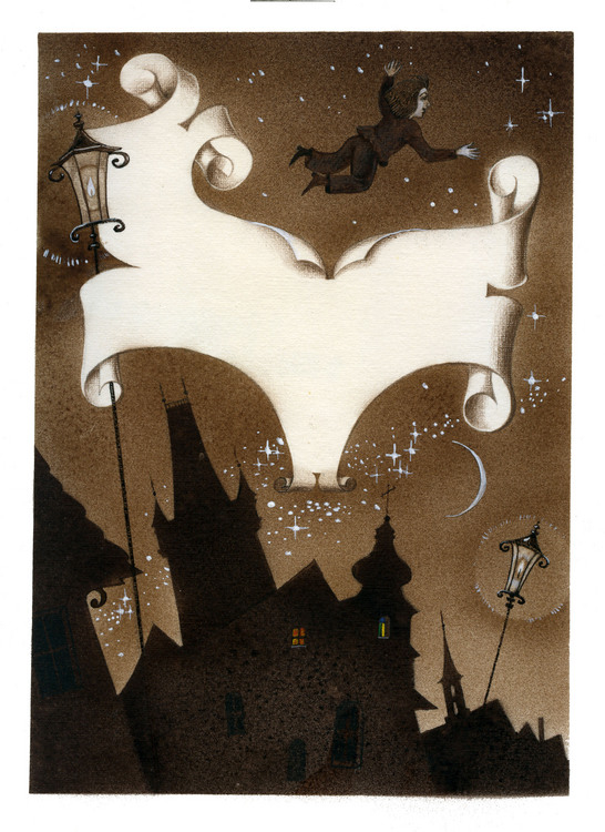 Шмуцтитул к "Академии пана Кляксы"