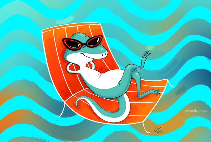 Ленивый ящер