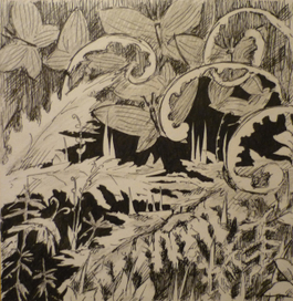 Лес и бабочки