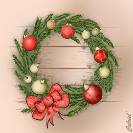 Новогодний венок