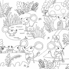 Раскраска к новому году