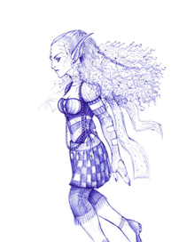 куда то спешит