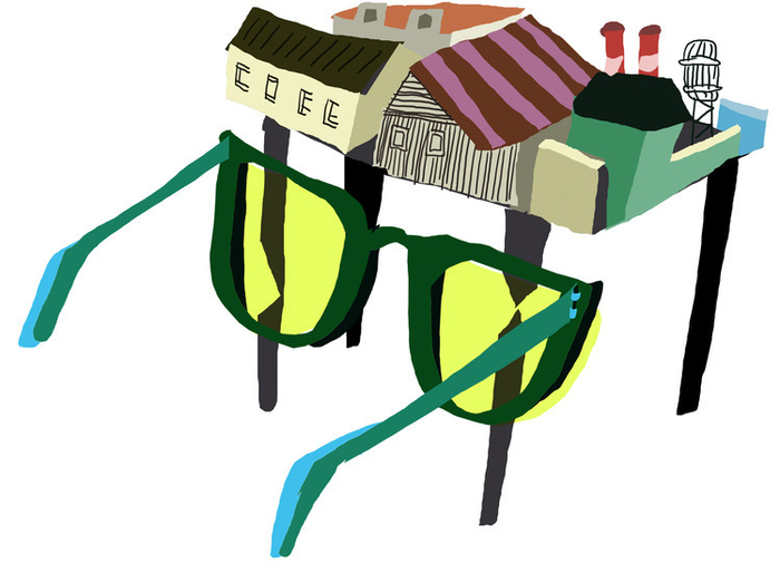 в Большой город