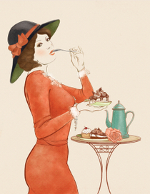 Иллюстрация для журнала "Свадебное настроение"